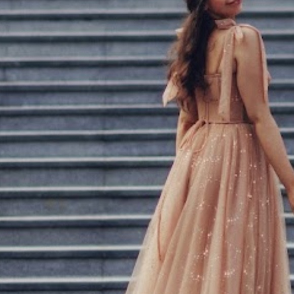 Teuta Matoshi Gold Sand Dress - Picture 3 of 5